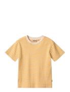 Wheat T-Shirt S/S Fabian Gul