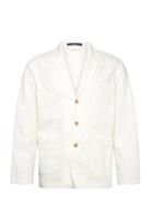 Lindbergh Linen Blend Casual Blazer Vit