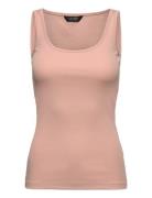 Lauren Ralph Lauren Cotton-Blend Tank Top Rosa