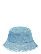 Becksöndergaard Washed Denima Bucket Hat Blå