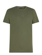 Tommy Hilfiger Cotton Linen Tee Khaki Green