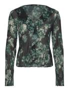 Scotch & Soda Ruffle Top Svart
