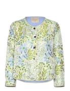FREE/QUENT Jacket From Freequent In A Soft Material With A Floral Patt...