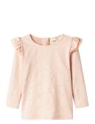 Lil'Atelier Nmffelice Ls Uv Swim Top Lil Rosa