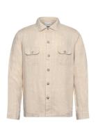 Bruun & Stengade Bs Adamos Overshirt Shirt Beige