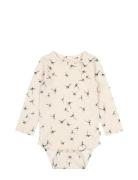 Petit Piao Body L/S Printed Beige