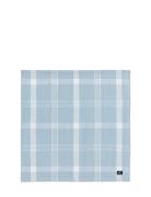 Lexington Home Checked Recycled Cotton Oxford Napkin Blå