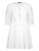 Gina Tricot Front Tie Dress Vit