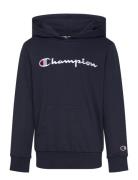 Champion Hooded Sweatshirt Marinblå