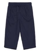 GANT Cotton Linen Pants Marinblå