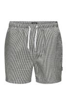ONLY & SONS Osjted Stripe Seersucker Swim Acc Svart