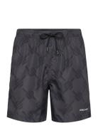 Daily Paper Dotted Monogram Swimshorts Svart