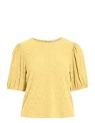Vila Vikally O-Neck 2/4 Top - Noos Gul