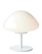 Halo Design Mini Mush Table Lamp, Glass Head, Metal Base Vit