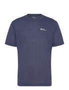 Jack Wolfskin Vonnan S/S T M Marinblå
