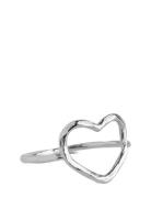 Enamel Copenhagen Organic Heart Ring Silver