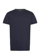 Clean Cut Copenhagen Thomas Knitted T-Shirt Marinblå