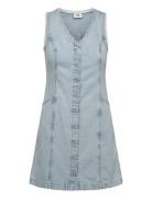 Levi's® Vianna Vest Dress Light Indigo - Flat Finish Blå