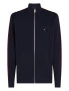 Tommy Hilfiger Global Stripe Stand Collar Marinblå