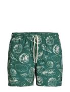 Jack & J S Jpstmaui Jjswim Mature Aop Akm Sn Grön