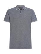 Tommy Hilfiger Linen Pique Reg Polo Marinblå