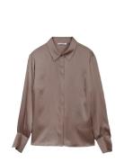 Ivo Nikkolo Long Sleeve Blouse, Pasia Brun