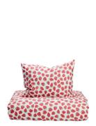 Noble House Bäddset Micro Jordgub 150X210+50X60 Röd