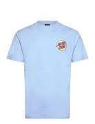 Santa Cruz Wagon Dot Chest T-Shirt Blå