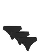 Weekday Seamless Thong 3-Pack Svart