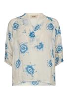 MOS MOSH Mmaleyna Floralisal Blouse Kräm