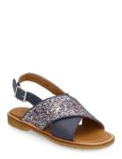 ANGULUS Sandals - Flat - Open Toe - Op Marinblå