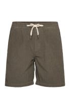 Lindbergh Corduroy Shorts Khaki Green
