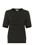 Kaffe Kalizza Striped Knit Svart