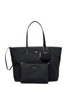 GUESS Eco Gemma Large Tech Tote Svart