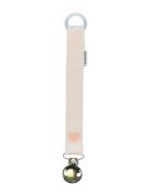 Geggamoja Pacifier Holder Leo Rosa
