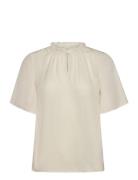 Saint Tropez Brianasz Flared Blouse Kräm