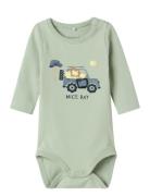 Name It Nbmhollow Ls Body Box Grön