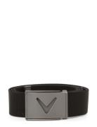 Callaway Mens V-Logo Web Belt Svart