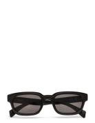Weekday Bold Rectangular Frame Sunglasses Svart