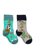 Geggamoja Pettson & Findus Socks 2-Pack Mix 25-27 Multi/patterned