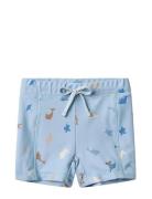 Wheat Swim Shorts Ulrik Blå