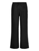 J. Lindeberg Noah Drape Linen Pants Svart