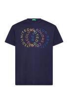 United Colors Of Benetton T-Shirt Marinblå