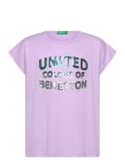 United Colors Of Benetton T-Shirt Lila