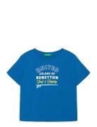 United Colors Of Benetton T-Shirt Blå