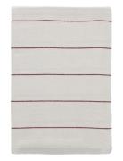 Södahl Tablecloth 140X270 Line Offwhite/Red Multi/patterned