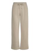 Gina Tricot Basic Straight Sweatpants Beige