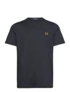 Fred Perry Tennis Graphic Tee Marinblå