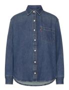 Levi's® Harlie Boyfriend Shirt Play Ar Marinblå