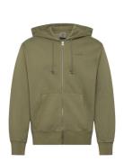 Levi's® Authentic Full Zip Moss Olive Khaki Green